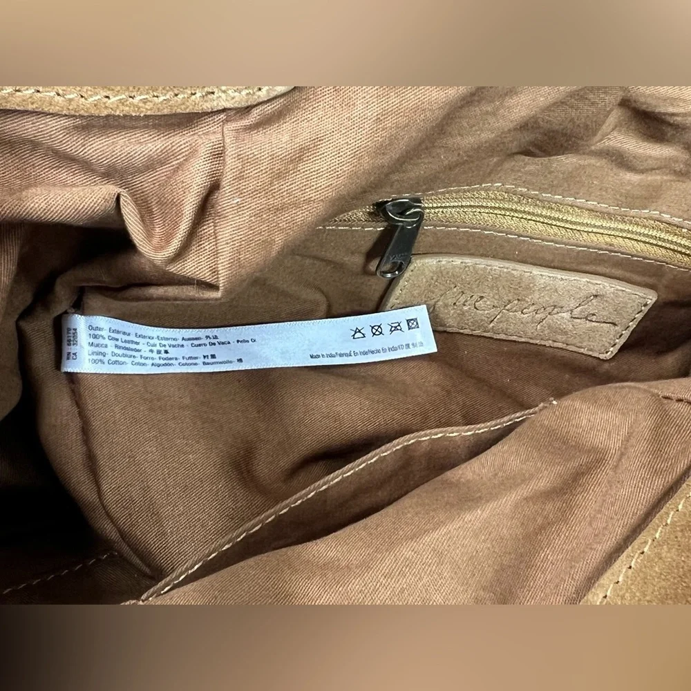 Free People Camilla Convertible Backpack |  Suede Tan Shoulder Bag NEW - Picture 9 of 11